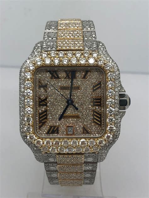 fake iced out watches uk|iced out cartier watch real.